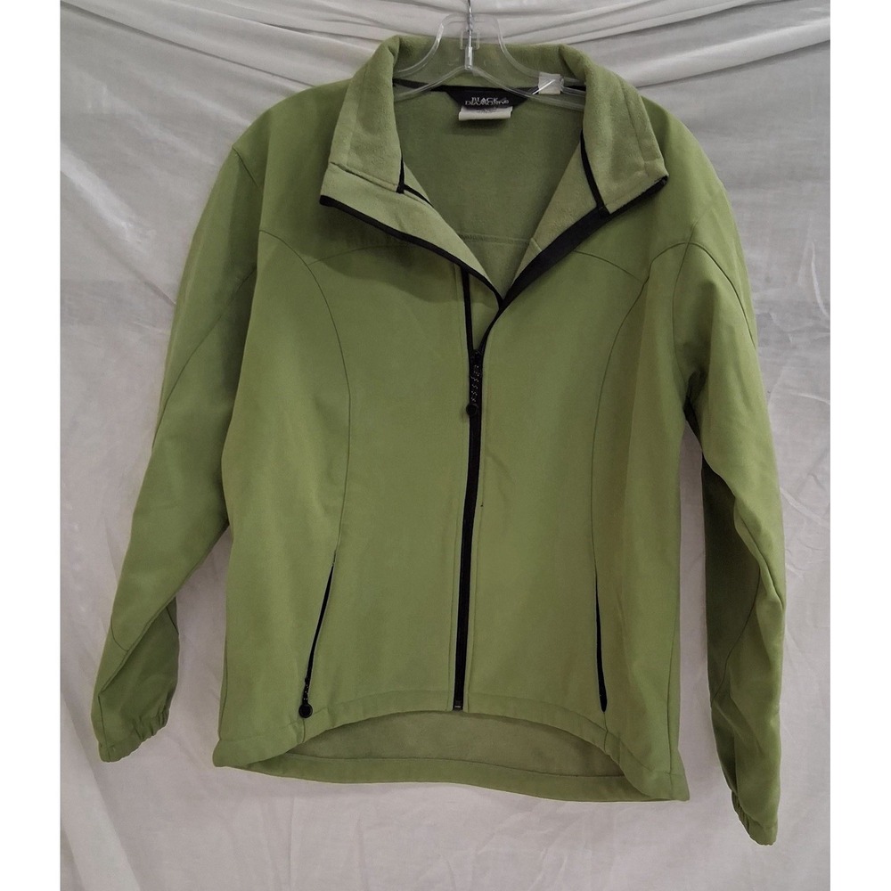 Black‎ Diamond Women's Black Diamond Green Soft Shell Full Zip Jacket Size L